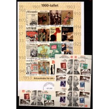 Danmark. Dobbeltplanche med Miniark & sammentryk.