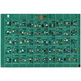 1959/53 - Danmark - Julemærkeark Børn i nationaldragter - Frimærke -Postfrisk.