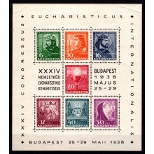 Eucharist-kongres. Miniark, postfrisk.