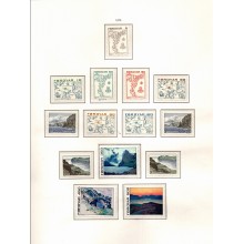 1975-2004. Færøerne. Samling på løse Stender sider med klemlommer. Komplet med undtagelse af afa 508-519. Ustemplet men hovedsagelig **.