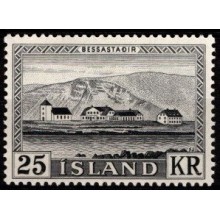 1957. Island. Præsidentboligen Bessastadir. Postfrisk.