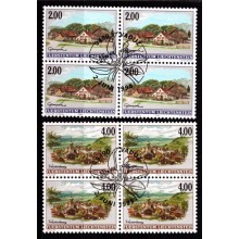 Landsbyer. Samlet sæt i fireblokke.