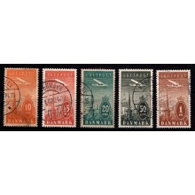 Ny luftpost, komplet sæt.