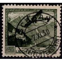 Luftpost. LUX stemplet.