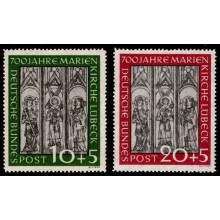 Lübeck Mariekirke. Postfrisk.