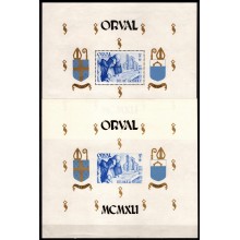 Orval. Miniark - takket og utakket. Postfrisk.