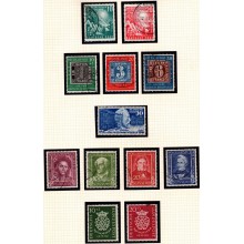 1949-65. Vesttyskland. Bund. Samling i album. Stemplet.