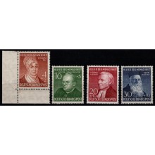 Velgørenhedsmærker fra 1952. Menneskehedens hjælpere. Postfrisk.