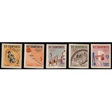 Olympiske Lege i Tokyo. Komplet sæt. Utakket. Postfrisk.