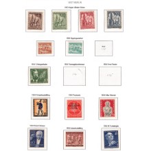 1953-1990. Samling Vest-Berlin. Postfrisk.