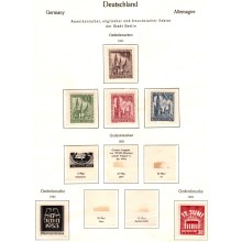 1953-1990. Berlin. Samling, primært postfrisk i lommer på albumsider. 