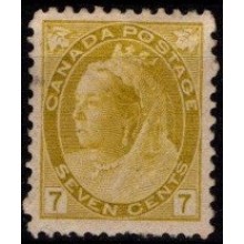 Canada. Dronning Vicotria. Ustemplet. 