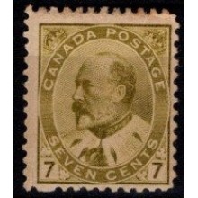 Canada. Kong Edward VII. Ustemplet.