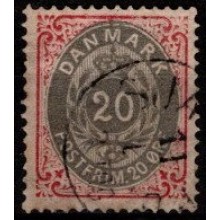 Tofarvet øreudgave. Omvendt ramme.