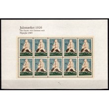 Danmark. Julemærket 1926 Nytryk 1985. Postfrisk.