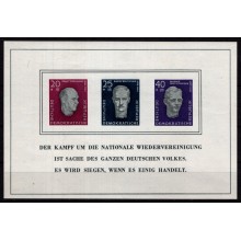 DDR - Modstandshelte - Miniark - Postfrisk.