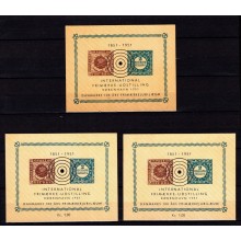 1951. Danmark. Billetter til Frimærkeudstilling.