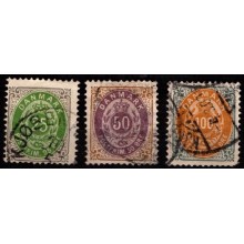 Lot med 3 mærker med omvendt ramme.