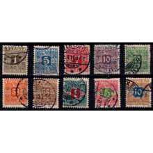 Danmark - Avisportomærker - 1907 Sæt