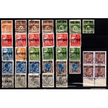 Danmark - Lot med Postfærge mærker