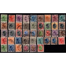 Lot med Chr. X. Stemplet. AFA samlet 2.050 kr. Vores pris 250 kr.