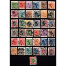 Danmark - Lot med Christian X mærker