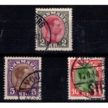 Danmark - Christian X - Kroneværdier. 