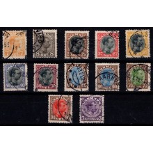 Danmark - Chrsitian X - Lot med forskellige mærker