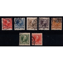 Danmark - Christian IX - Komplet sæt  - Incl. ny gravering.