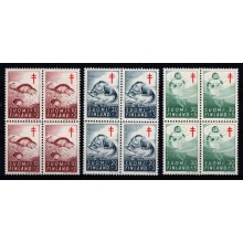 Finland - Tuberkulosens bekæmpelse - Komplet sæt - 4-Blokke - Postfriske.