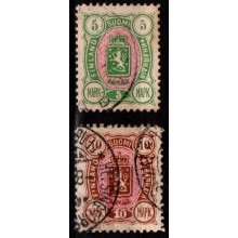 Finland. Tegninger som russiske mærker.