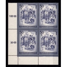 Landskab - Kongrescentrum Hofburg, Wien. 4-blok, Postfrisk.