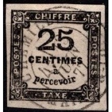 Frankrig. Portomærke. Stemplet.