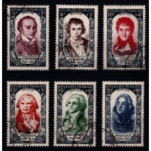 Frankrig - Berømte franskmænd fra revolutionstiden - Komplet sæt.