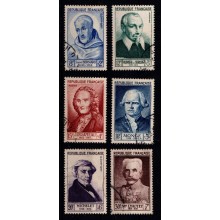 Frankrig - Berømte franskmænd - Komplet sæt.