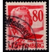 Fransk Zone. Württemberg. Forskellige motiver.