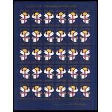 1976-2001. Færøerne. Samling af ufoldede helark, postfrisk. AFA værdi ca. 1.700 kr.