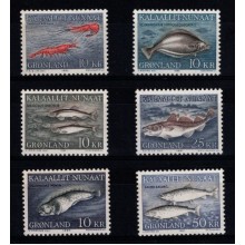 Grønland - Skaldyr og Fisk - Postfriske.