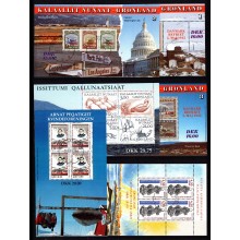 Grønland - Lot med forskellige miniark - Stemplede.