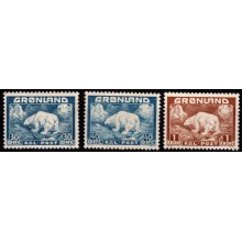 Grønland. Isbjørne. Postfrisk.