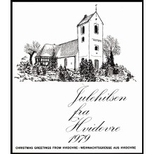 1979. Hvidovre kirke. 2 stk. takket ark med 2 store + 16 små mærker. (Lions Club).