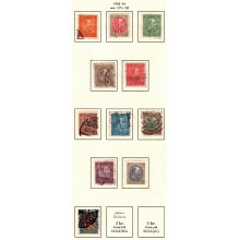 Island. Lille samling på løse Stender fortrykssider.