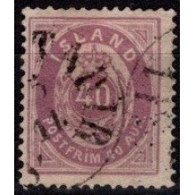 Island. 1882. Aur-mærker.