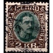 Island. Chr. X. Ny gravering.