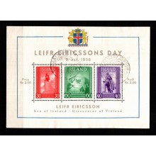 TILBUD - Island - Leifr Eiricssons day- Miniark - Stemplet.