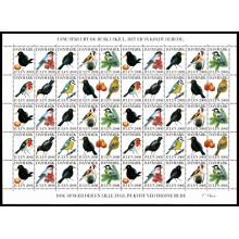 2008. Danmark. Julemærker, ufoldet helark. I sne står urt og busk i skjul. Postfrisk.