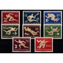 Olympiaden i Melbourne. Komplet sæt. Postfrisk.