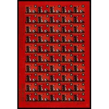 1971. Danmark. Julemærker, helark, postfrisk, ufoldet, utakket.