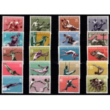 Sportsudgave. Lot med forskellige sportsmærker fra Liechtenstein. Postfrisk.