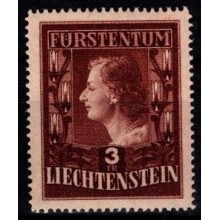 Fyrstinde. Farveændring. Ustemplet.